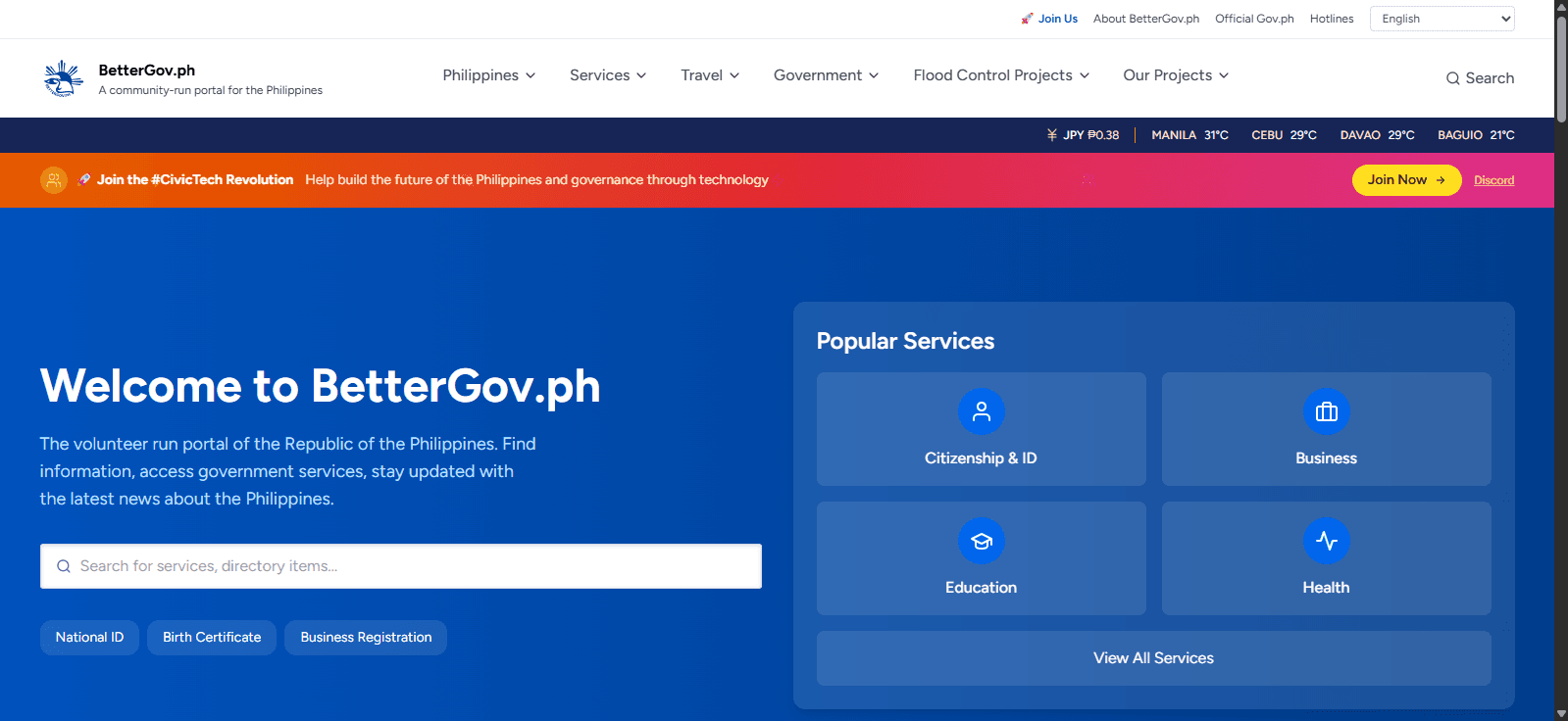 OPEN SOURCE: BetterGov.ph preview